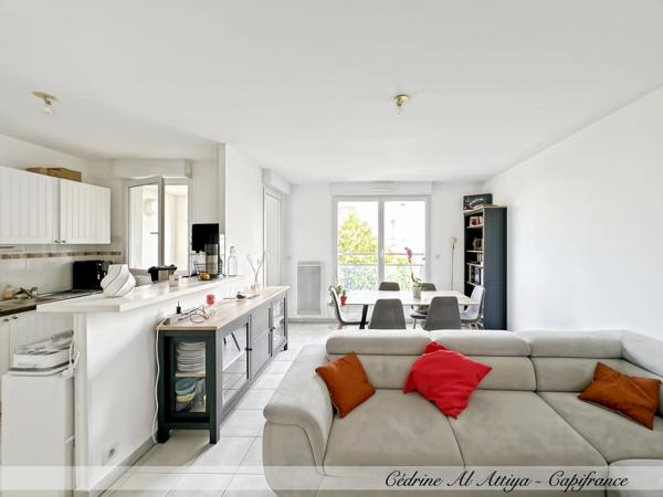 La Rochelle, Appartement à vendre 3 pièces 66m2, 1er étage, ascenseur, loggia, garage