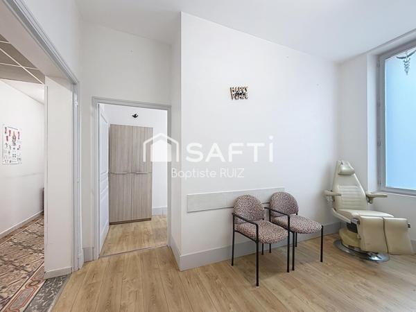 Local commercial et appartement à Montauban