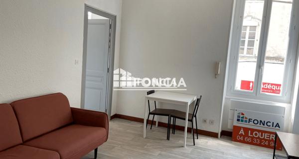 Location Appartement meublé 2 pièces 41.38 m² - Bagnols-sur-cèze 30200
