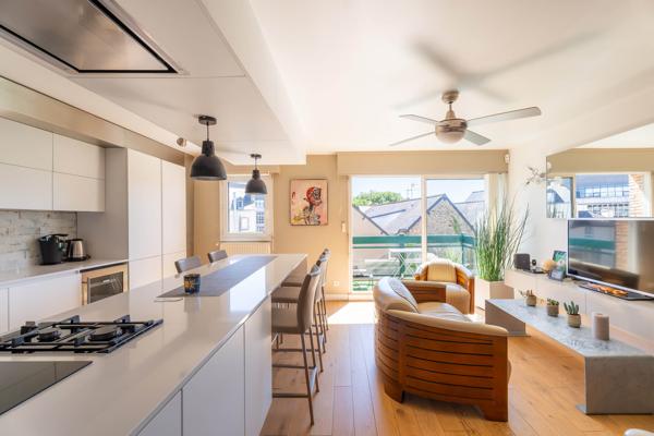 Appartement duplex 4 pièces 77 m2 Vannes centre ville