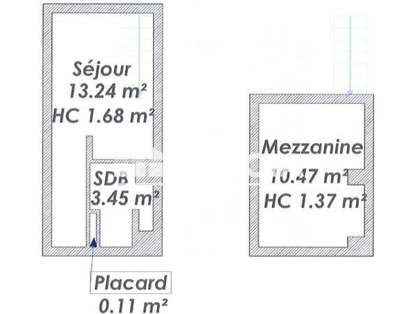 Location Studio 27.27 m² - 2 A 6 RUE ALEXANDRE RIBOT Tourcoing 59200