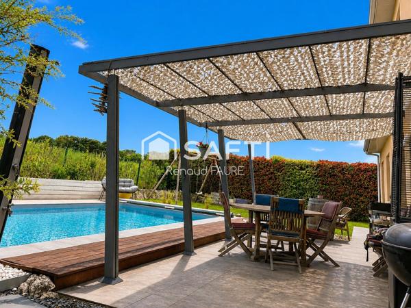 MAISON FAMILIALE 151 m² – PISCINE – 4 CHAMBRES – AUSSONNE (31840)