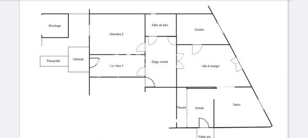 Appartement 6 pièce(s) 2 chambre(s) 137 m²