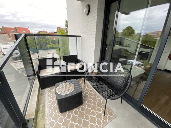 Location Appartement 2 pièces 43.99 m² - RUE JULES DELCENSERIE Marcq-en-baroeul 59700