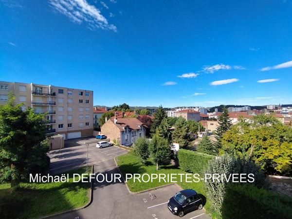 FIRMINY 42700 Appartement type T3 de 82 m² avec balcon, cave et place de parking