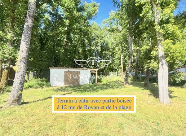 Terrain à 10 min des plages et des thermes de Saujon