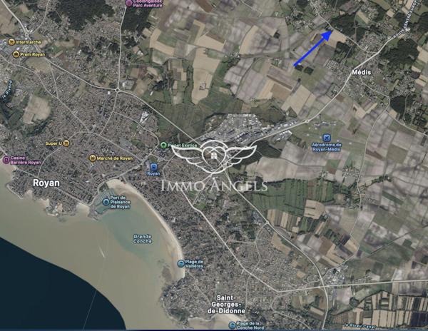 Terrain à 10 min des plages et des thermes de Saujon