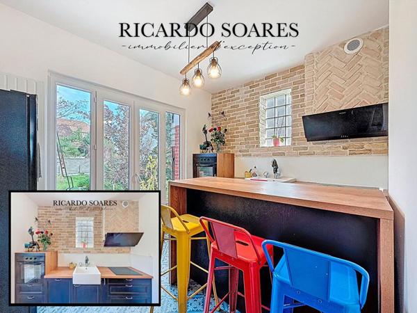 60700 PONT-SAINTE-MAXENCE - MAISON DE CHARME RÉNOVÉE / 147 m² AU SOL / 4 CHAMBRES / STUDIO 16 m² / GARAGE