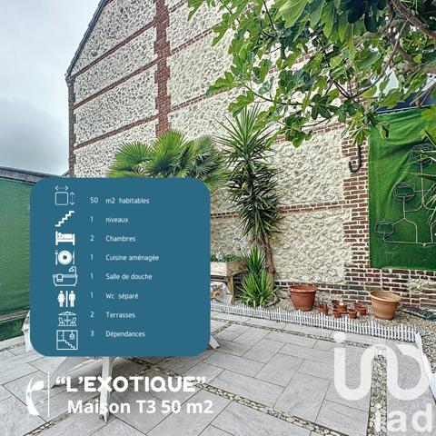 Maison à vendre 3 pièces 50 m² Sotteville-lès-Rouen