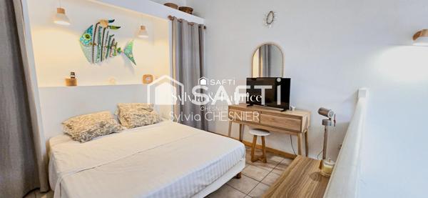 Appartement T2 duplex rénové avec piscine