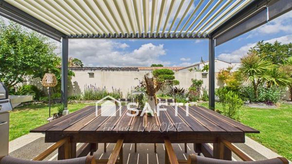 Maison 2015, 3 ch + bureau, garage, pergola