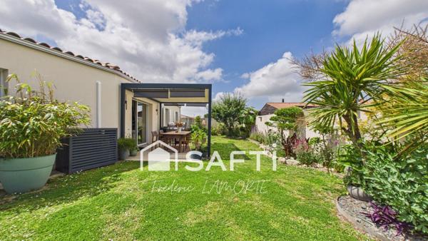 Maison 2015, 3 ch + bureau, garage, pergola