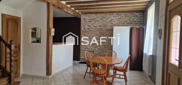 Maison mitoyenne en pierres