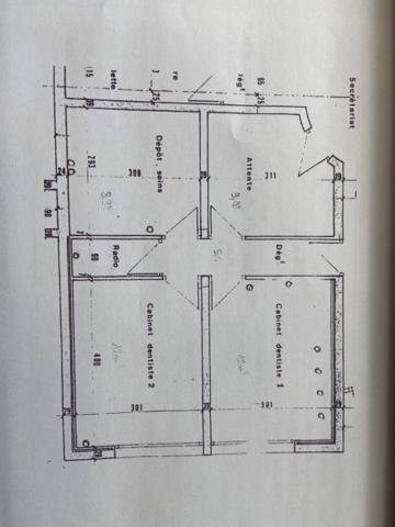 Local pour profession médical 4 pièces