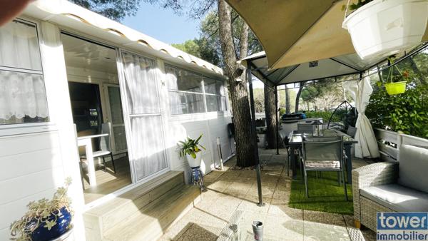 Mobilhome dans parc de loisirs 5 étoiles