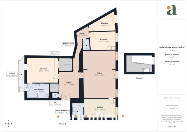 Superbe appartement traversant rénové en vente À 30 mètres du Port de Nice (06300)