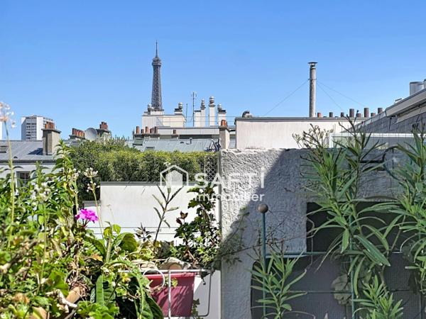 Duplex atypique dernier étage avec terrasses - Paris 15