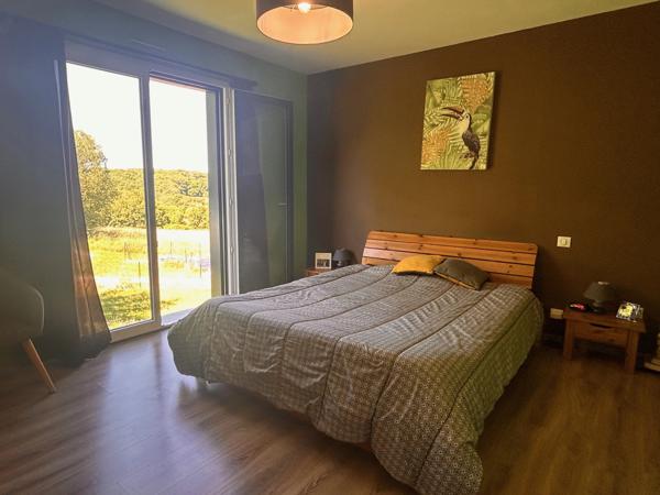 Maison écologique de 3 chambres avec piscine et espace invités entre Cahors et Gourdon