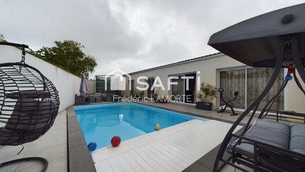 Plain-pied 5 chambres, piscine, aucuns travaux