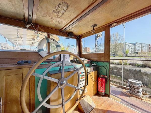 Péniche habitation + studio / 170 m² avec vue exceptionnelle