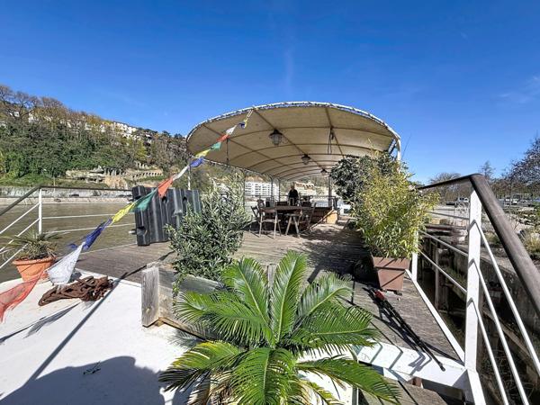 Péniche habitation + studio / 170 m² avec vue exceptionnelle