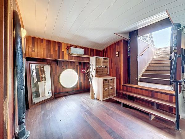 Péniche habitation + studio / 170 m² avec vue exceptionnelle
