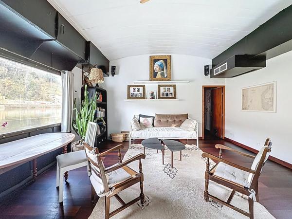 Péniche habitation + studio / 170 m² avec vue exceptionnelle