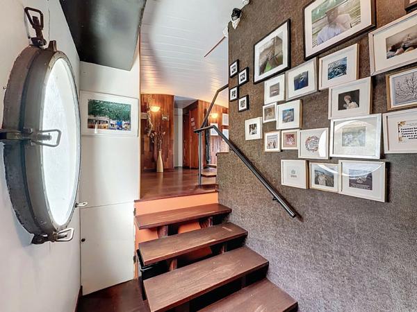 Péniche habitation + studio / 170 m² avec vue exceptionnelle