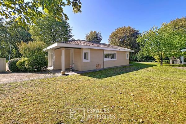 Propriété familiale avec piscine, pool house et bureaux indépendants