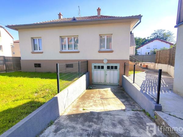 Maison avec combles aménageables et jardin à Riedisheim(68400)