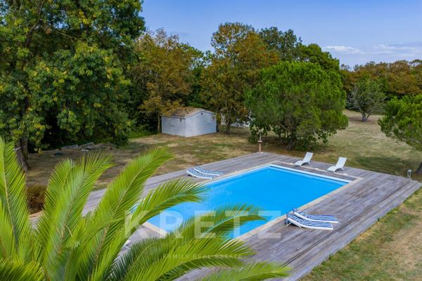 Propriété d’exception sur l’Île d’Oléron, 245 m² au cœur d’un parc de 1,3 ha avec piscine et étang