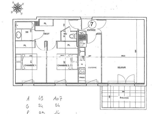 Location Appartement 3 pièces 62.6 m² - 42-60-78 RUE BLAISE PASCAL Saint Genis Pouilly 01630