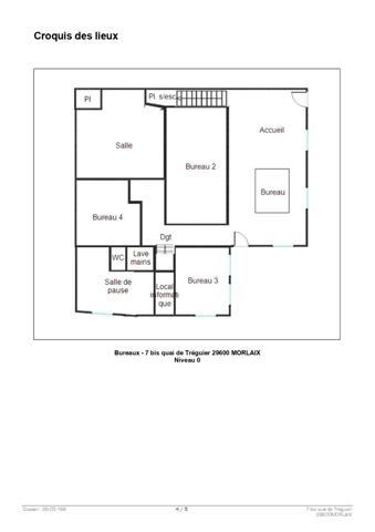 Vente entrepôt à Morlaix 307.7m²