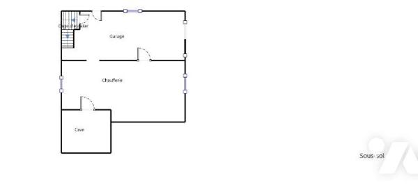 Pavillon sur sous sol avec 3 chambres