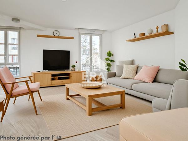 Appartement Montreuil 3 pièce(s) lumineux ave cave et local vélo