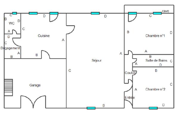 Maison de 90 m²