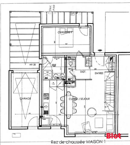 Maison 4 pièce(s)