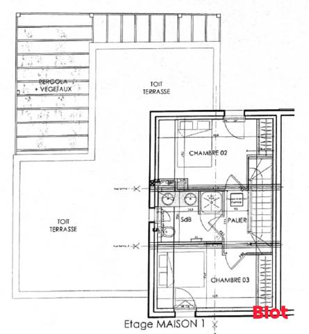 Maison 4 pièce(s)