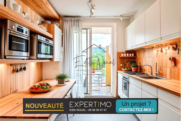 Millau (12100) Appartement traversant T3 (ancien T4) avec balcons et parking