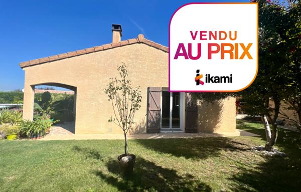Villa plain-pied 120m2 - Parcelle 915m2 - Châteauneuf/Isère