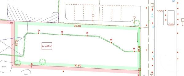 Terrain à vendre  402 m2 NOISY LE GRAND - 93
