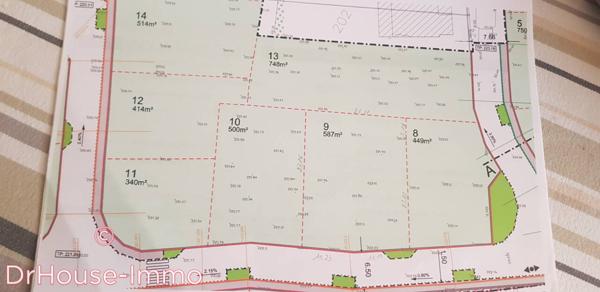 Terrain à vendre de 587 m²