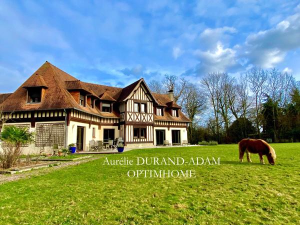 Propriété de 5 chambres - Séjour lumineux - Vaste Garage - Située au calme à 20 minutes des plages normandes -