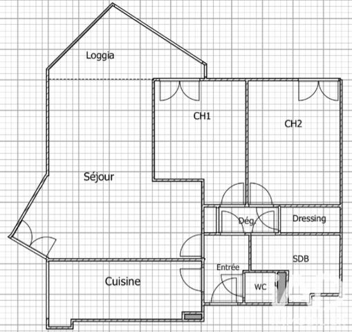 Appartement à vendre 4 pièces 77 m² Le Chesnay-Rocquencourt