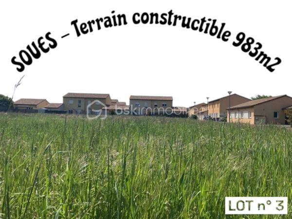 Lotissement de 983 m²
