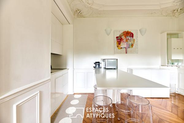 Appartement contemporain sur cour végétalisée