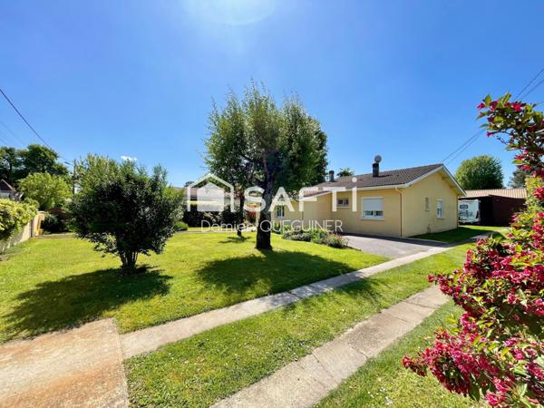 Maison de 105m² sur une belle parcelle paysagée, garage + carport