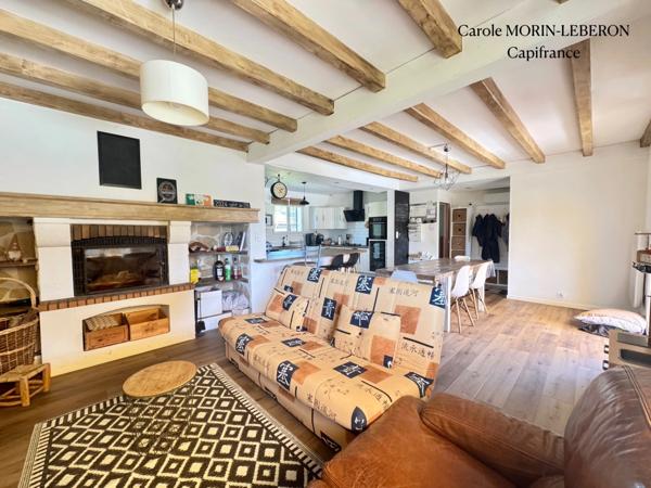 Maison de plain-pied, 4 chambres, double garage et jardin