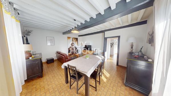MONÉTEAU, Charmante maison ancienne rénovée avec 4 chambres, jardin, garage et cave