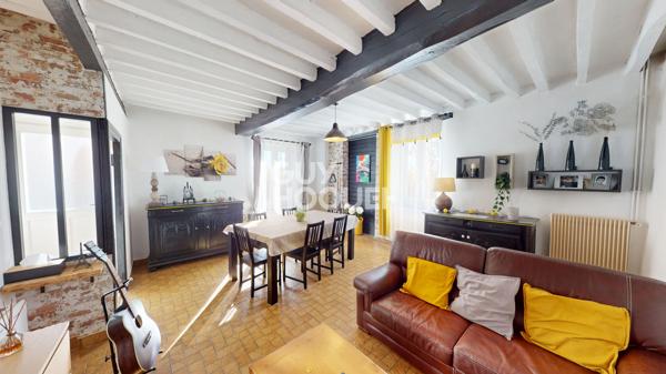 MONÉTEAU, Charmante maison ancienne rénovée avec 4 chambres, jardin, garage et cave